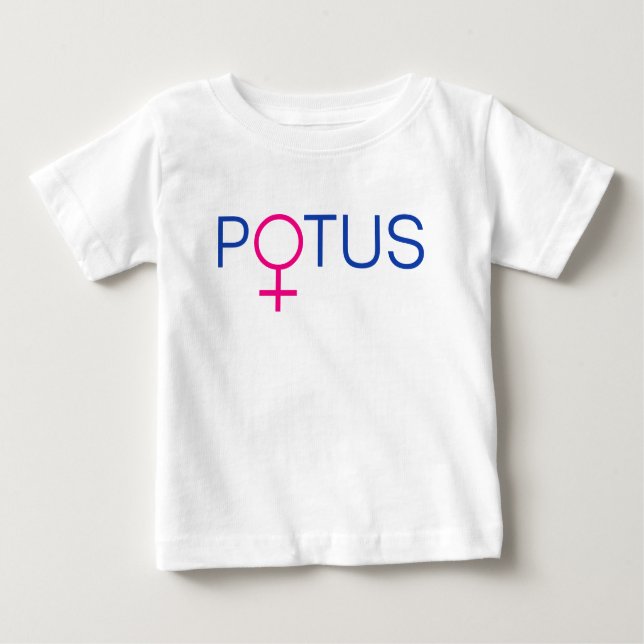 CAMISETA DE BEBÉ "POTUS" (PRESIDENTE DE LOS ESTADOS UNIDOS) (Anverso)
