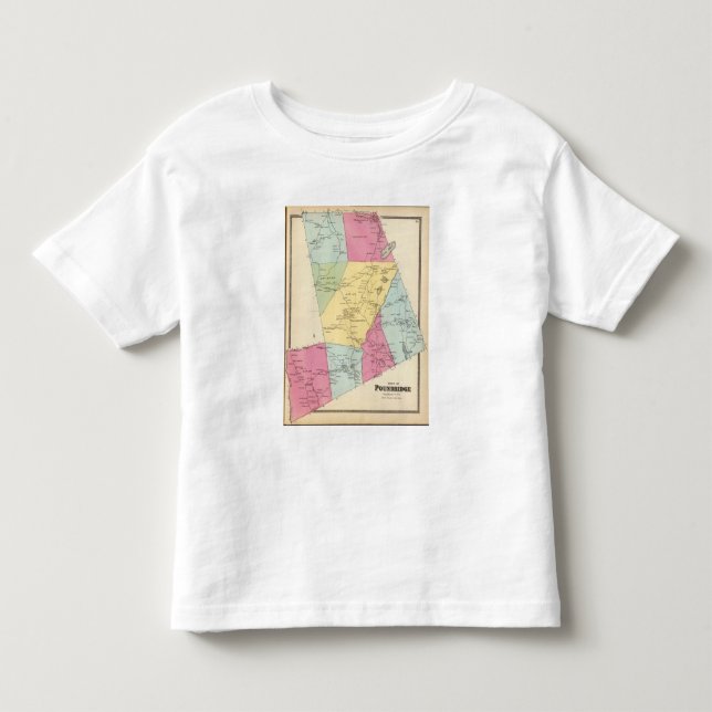 Camiseta De Bebé Poundridge, ciudad (Anverso)