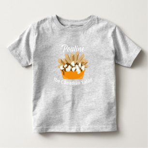 Camiseta De Bebé Poutine, La Ensalada Canadiense - Toddler Fine Jer