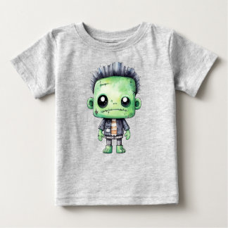 Camiseta De Bebé Pouty Frankenstein