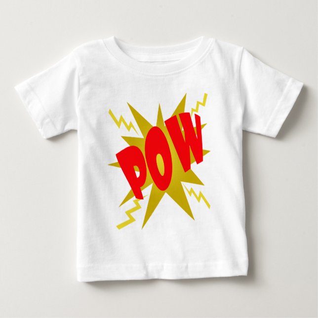 CAMISETA DE BEBÉ ¡POW DE COMIC! (Anverso)