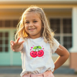 Camiseta De Bebé Power Pals™ Cherry Love Toddler T-Shirt 