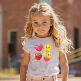 Camiseta De Bebé Power Pals™ Icon Mix Toddler T-Shirt – Cute Stars,