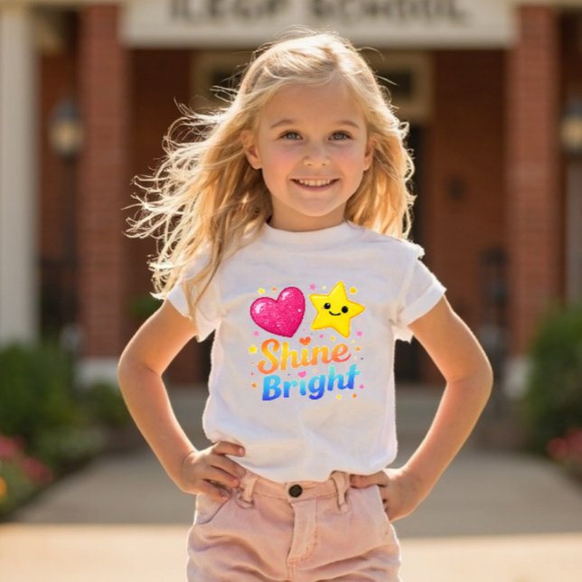 Camiseta De Bebé Power Pals™ Shine Bright Toddler T-Shirt – Cute St (Subido por el creador)