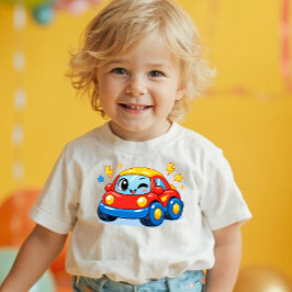Camiseta De Bebé Power Pals™ Zoomy Car Toddler T-Shirt – Cute Racin