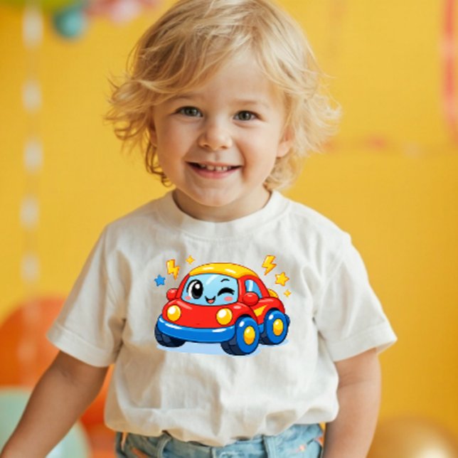 Camiseta De Bebé Power Pals™ Zoomy Car Toddler T-Shirt – Cute Racin (Subido por el creador)