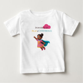 Camiseta De Bebé Powered by Play & Confidence