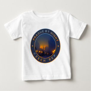 Camiseta De Bebé Praha de noche
