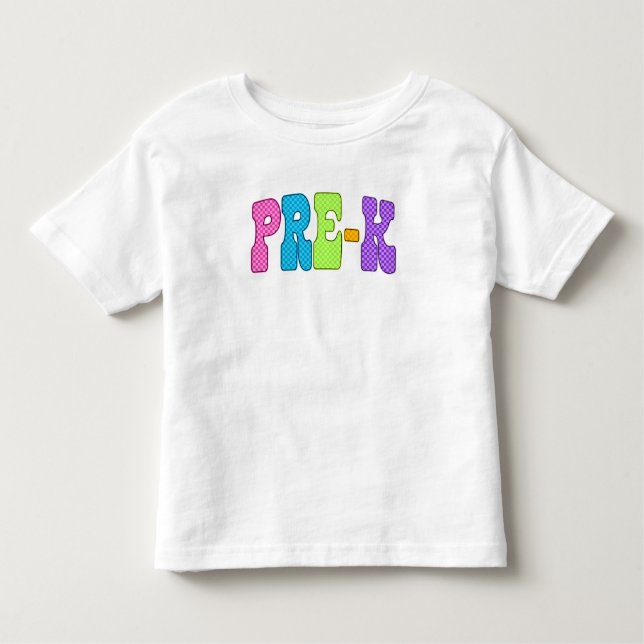 Camiseta De Bebé Pre-K Power: Where Big Personalities Start Small (Anverso)