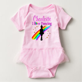 CAMISETA DE BEBÉ PRECIOSA BALLERINA TUTU PERSONALIZADA