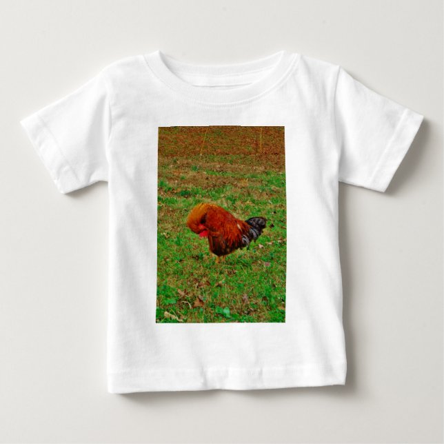 Camiseta De Bebé Predicación de gallos (Anverso)