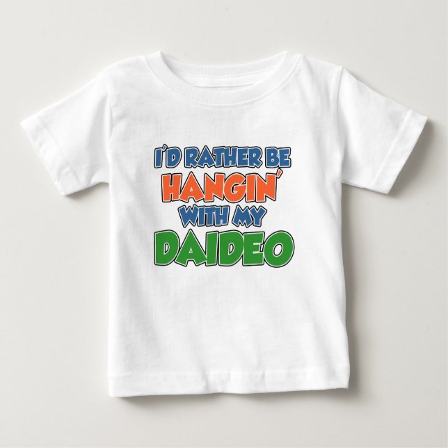 Camiseta De Bebé Prefiero Colgar Con Daideo (Anverso)
