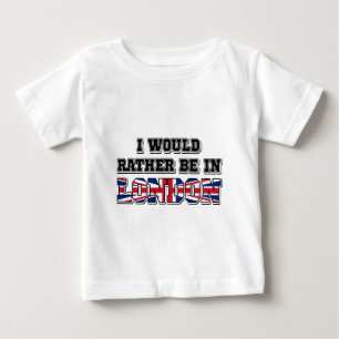 Camiseta De Bebé Prefiero Estar En Londres