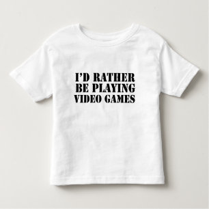 Camiseta De Bebé Prefiero estar jugando videojuegos