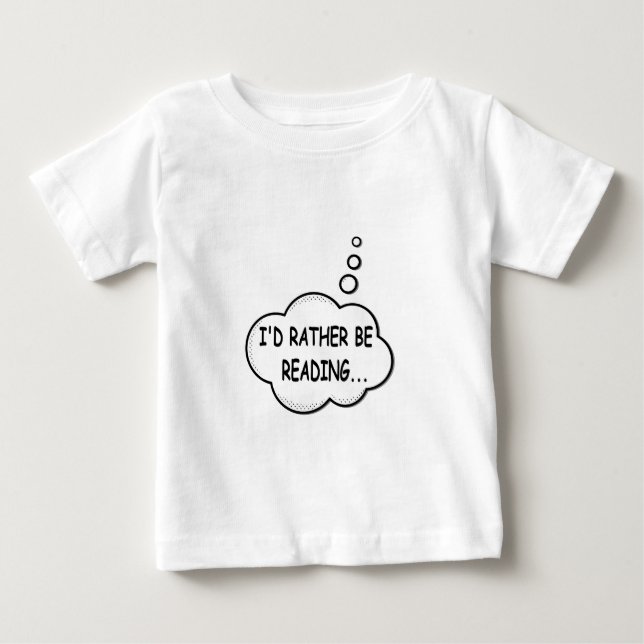 Camiseta De Bebé Prefiero Leer (Anverso)