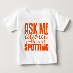 Camiseta De Bebé Pregúntame sobre el rastreo de aeronaves