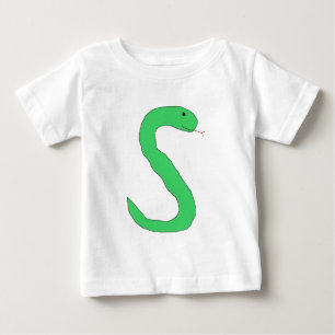 Camiseta De Bebé Prendas de serpiente verde S