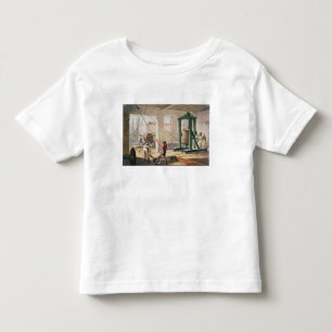 Camiseta De Bebé Preparando el cable, 'del Telegraph atlántico