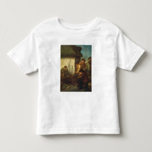 Camiseta De Bebé Preparando los armas (aceite en lona)
