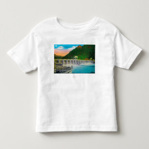 Camiseta De Bebé Presa de Bonneville en el río Columbia