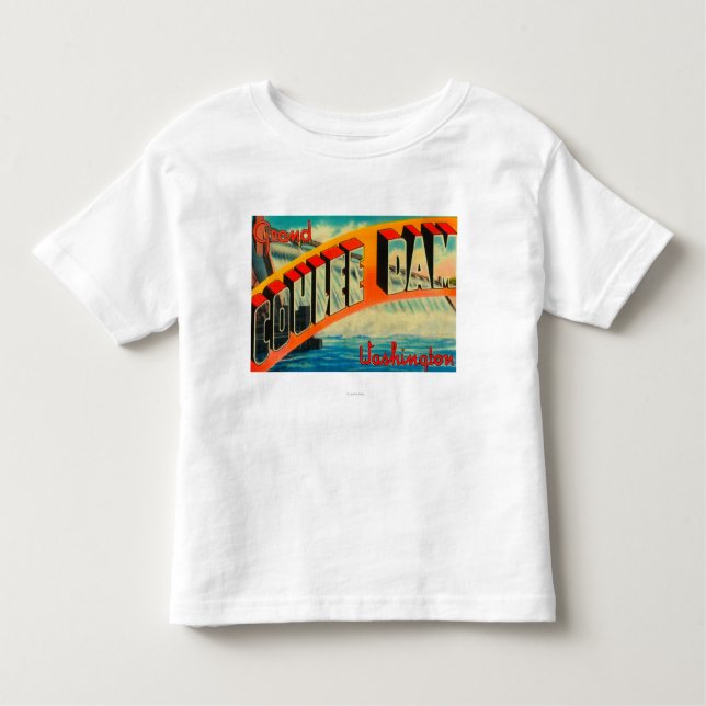 Camiseta De Bebé Presa magnífica de Coulee, Washington (Anverso)