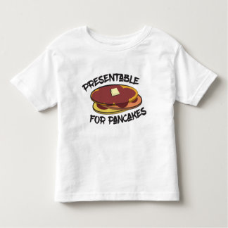 Camiseta De Bebé Presentable para las tortitas Toddler T-Shirt