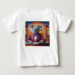 Camiseta De Bebé Presentador de juegos de Koala
