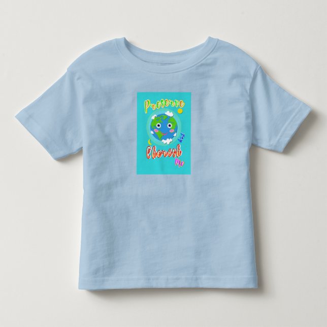 Camiseta De Bebé Preservar Y Apreciarme (Anverso)