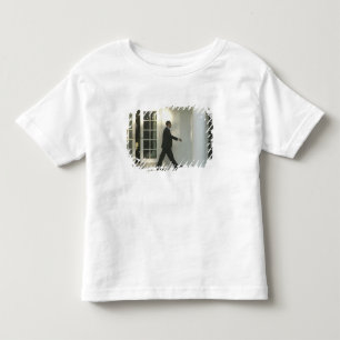 Camiseta De Bebé Presidente Barack sumido en sus pensamientos mient