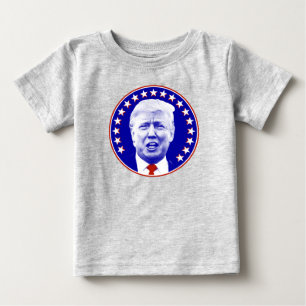 Camiseta De Bebé Presidente Donald Trump en Azul