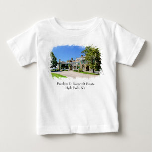 Camiseta De Bebé Presidente Franklin D. Mansión de Roosevelt (FDR)