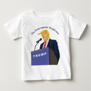 Camiseta De Bebé Presidente supercompetitivo de Personalizable Trum