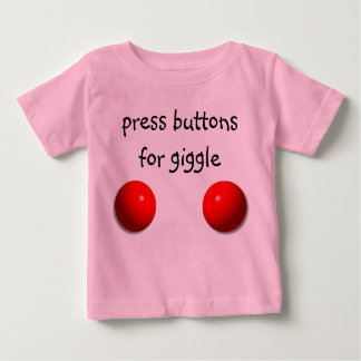 Camiseta De Bebé Press for Giggle