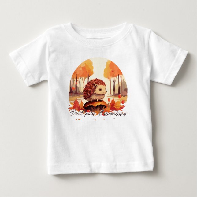 Camiseta De Bebé Prêt pour l'aventure aussi (Anverso)