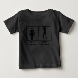 Camiseta De Bebé Pretty Standard vs. Pretty Wicked