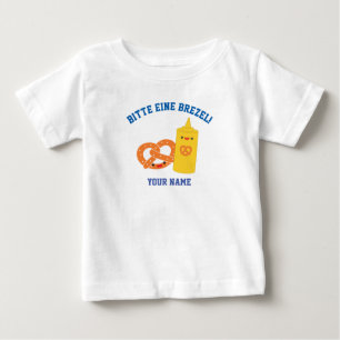 Camiseta De Bebé "¡Pretzel, por favor!" Camiseta bebé en alemán