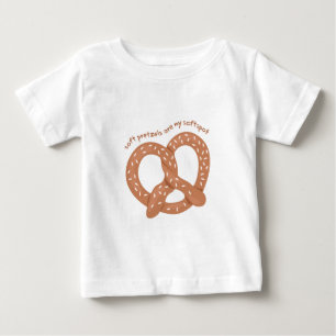 Camiseta De Bebé Pretzeles suaves
