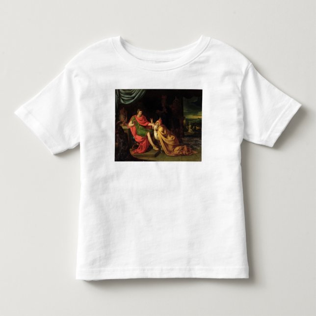 Camiseta De Bebé Priam y Aquiles (Anverso)