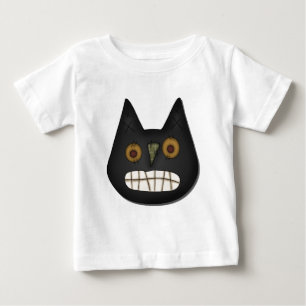 Camiseta De Bebé Prim Black Cat Tshirts y regalos