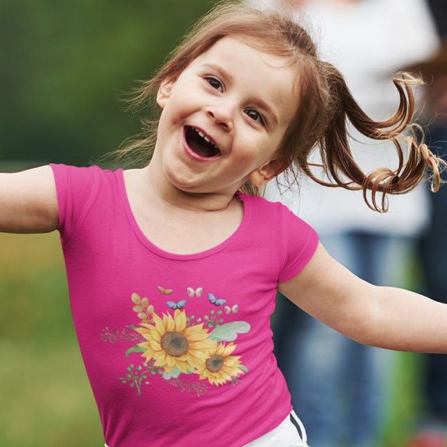 Camiseta De Bebé primavera de girasol (Subido por el creador)