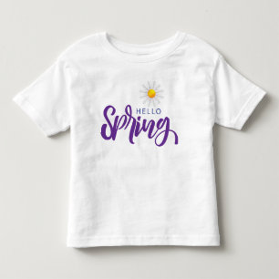 Camiseta De Bebé primavera de saludo