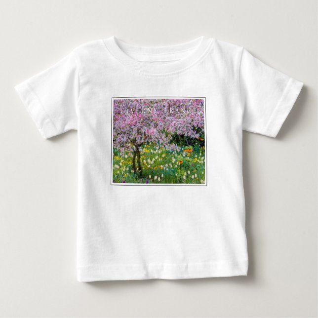 Camiseta De Bebé Primavera en el jardín de Claude Monet (Anverso)