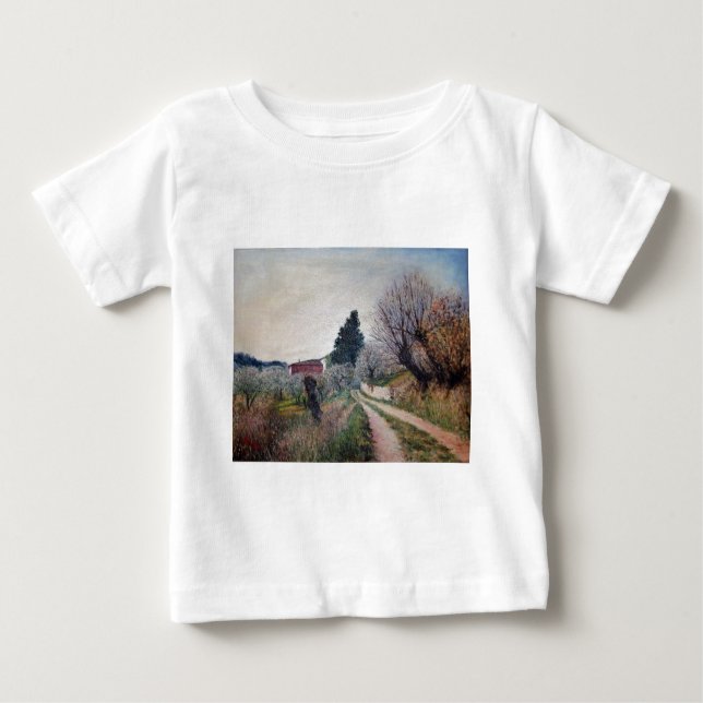 CAMISETA DE BEBÉ PRIMAVERA MÁS TEMPRANA DE TUSCANIA (Anverso)