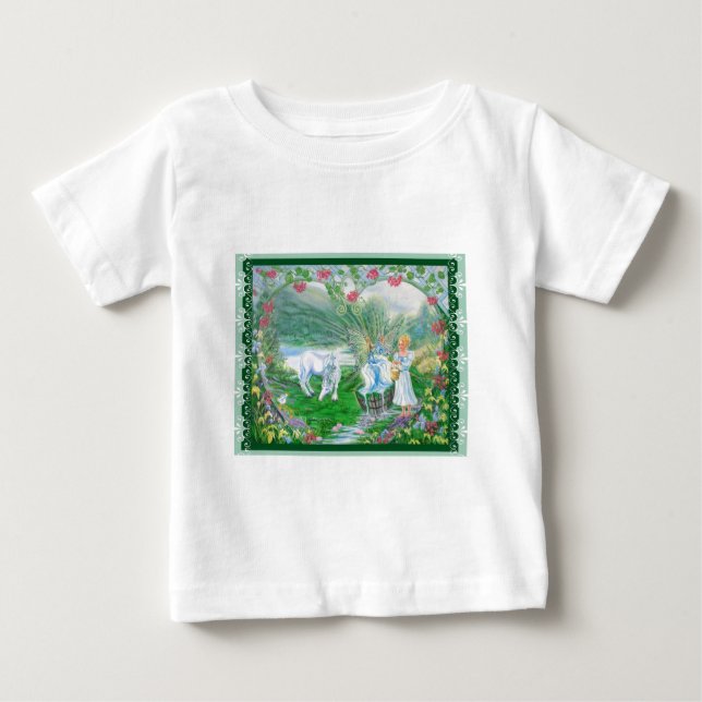 Camiseta De Bebé Primavera viviente (Anverso)
