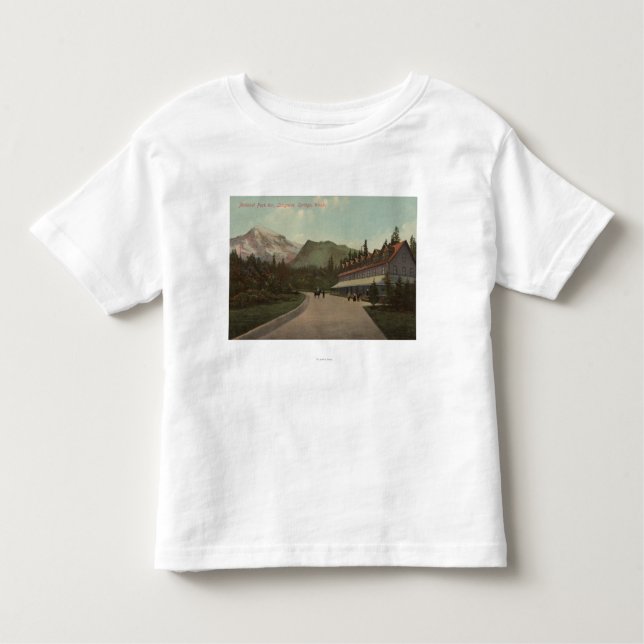 Camiseta De Bebé Primaveras de Longmire, WA - vista del mesón del (Anverso)