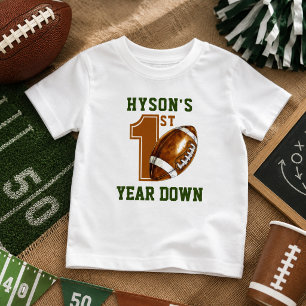 Camiseta De Bebé Primer Año Caído Fiesta de Cumpleaños 1er Año de