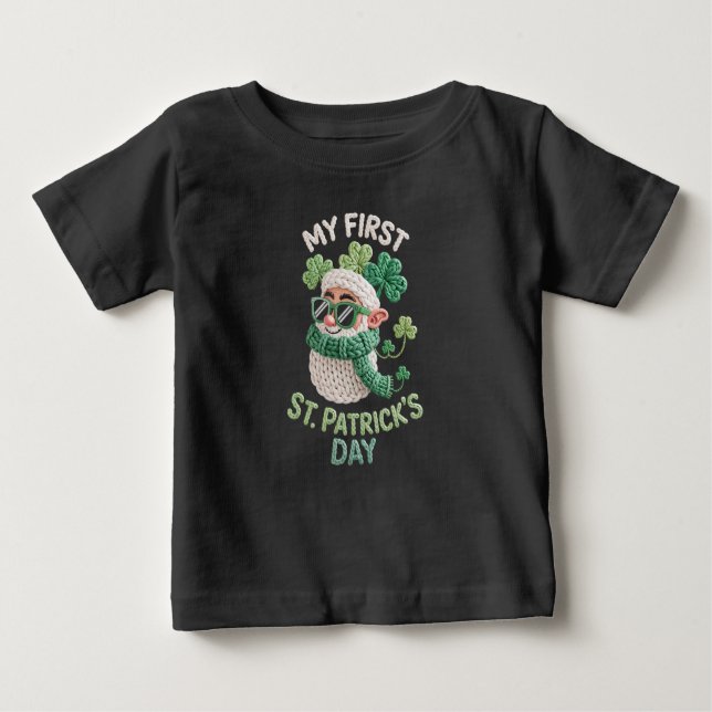 Camiseta De Bebé Primer bebé irlandés del día de San Patricio (Anverso)