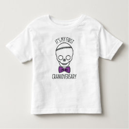 Camiseta De Bebé Primer cráneo de los niños con Bowtie