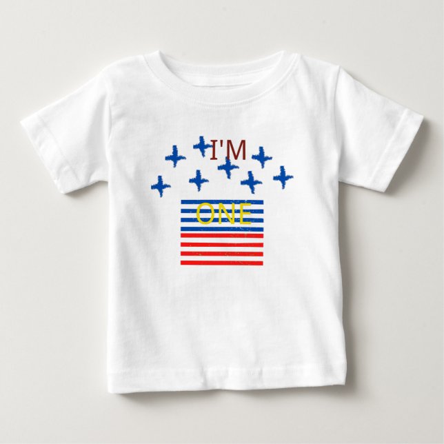 Camiseta De Bebé Primer Cumpleaños (Anverso)