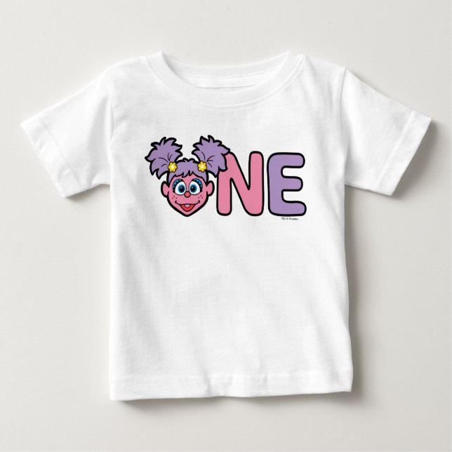Camiseta De Bebé Primer cumpleaños de Abby Cadabby (Anverso)